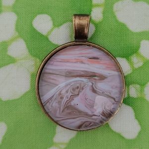 Handmade Circle Pendant Necklace
